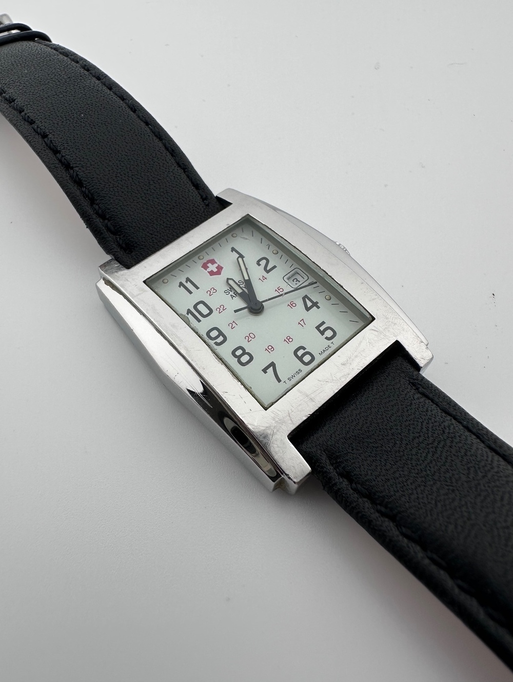 Swiss Army Brand Men’s Tank Quartz Watch 31mm Stainless Steel Date Swiss Made